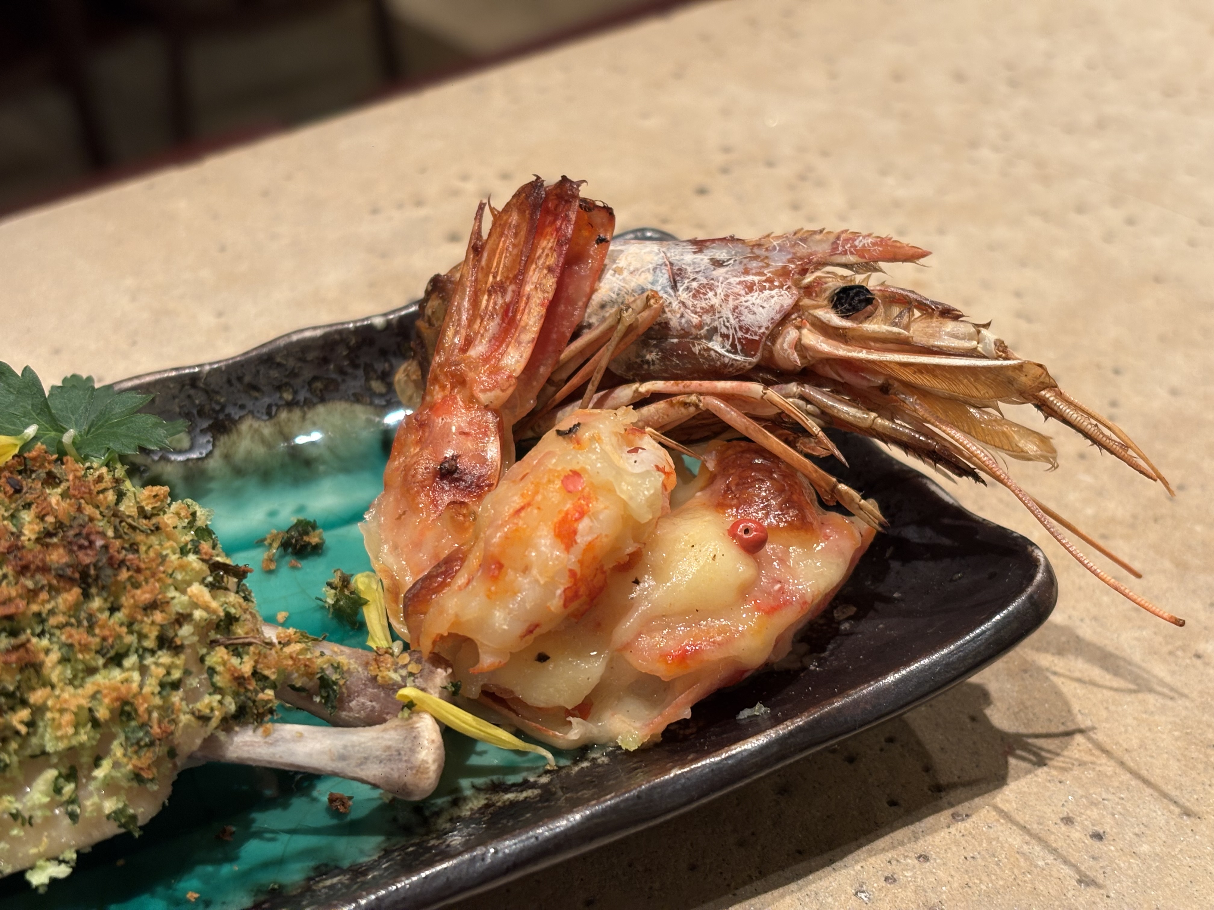 Grilled prawn